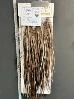 Flash Sale Hackle 566 - Heritage Saddle - Speckled Dun Badger (size 14-16)