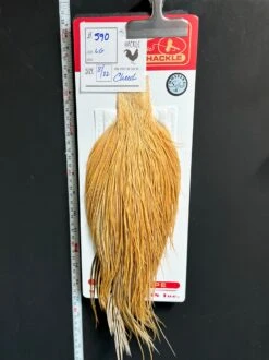 Flash Sale Hackle 590 - Whiting Cape Silver - Light Ginger (sizes 8-22)