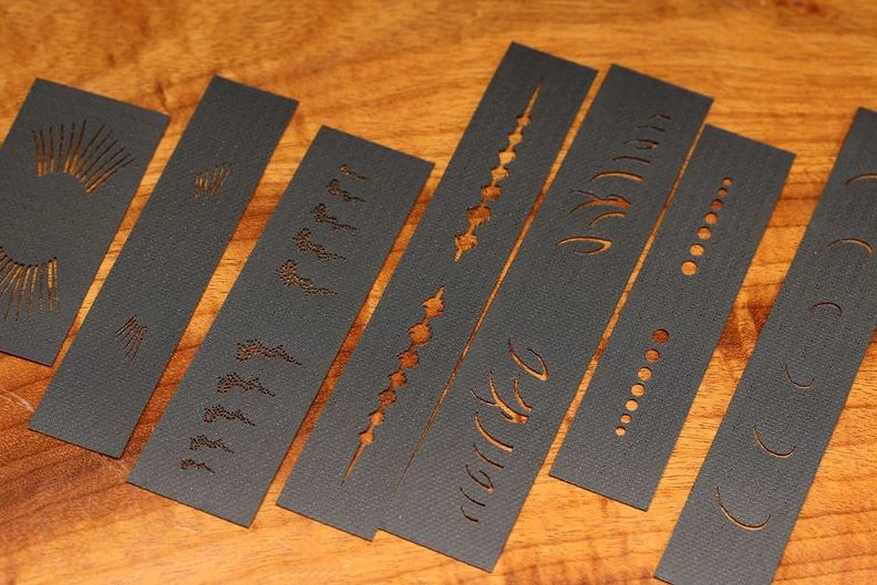 Hareline Kiley's Bait Fish Stencil Kit 3 Hareline Kiley's Bait Fish Stencil Kit