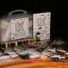 Hareline Fly Tying Material Kit With Economy Tools And Vise -Cheap Hook And Shank Store ETKIT 2