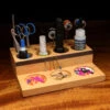 Hareline Wooden Tool Caddy -Cheap Hook And Shank Store WTC 2