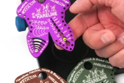 Hareline Hackle, Hook & Bead Gauge -Cheap Hook And Shank Store hhbgb